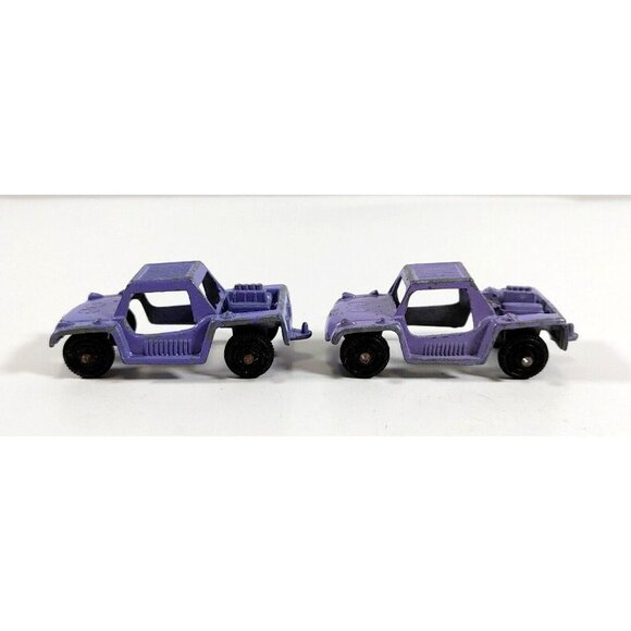 Vintage Tootsie Toy Diecast Car Baja Run About Made in USA Purple Lot of 2 - Picture 2 of 7